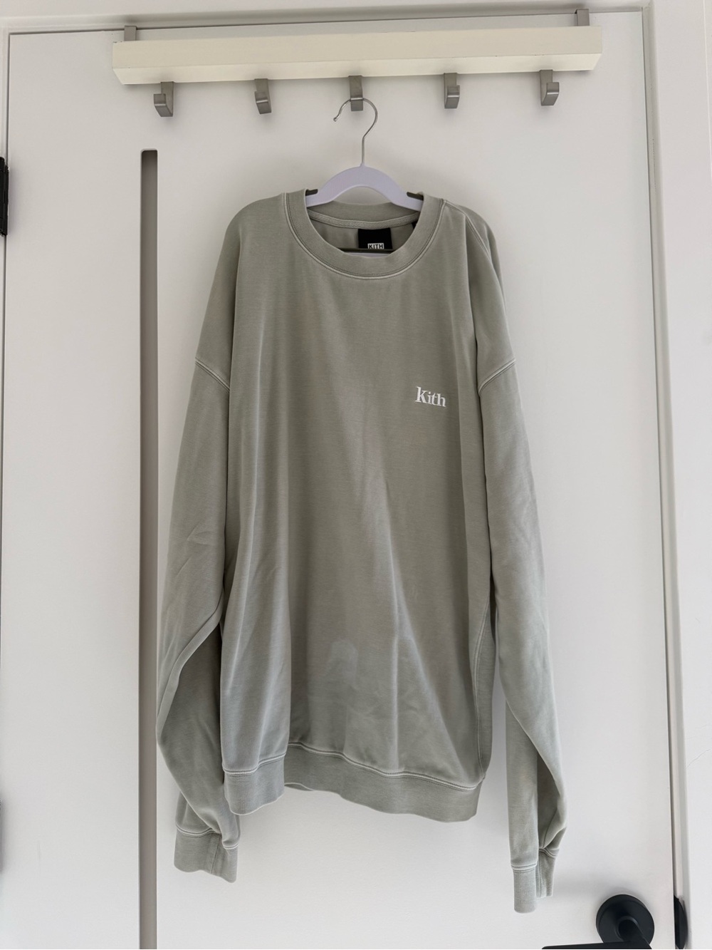 Kith Men's Crewneck Sweatshirt in Muted Sage